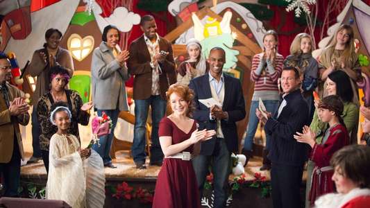 Annie Claus Is Coming to Town - Backdrop