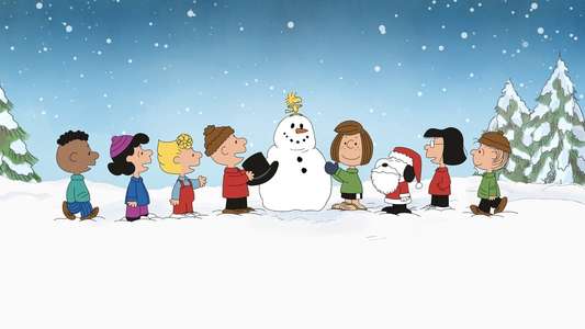 It's Christmastime Again  Charlie Brown - Backdrop