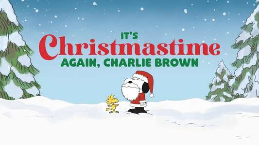 It's Christmastime Again  Charlie Brown - Backdrop