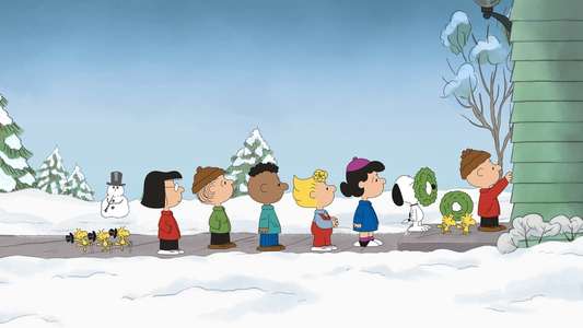 It's Christmastime Again  Charlie Brown - Backdrop