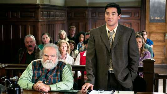 The Case for Christmas - Backdrop