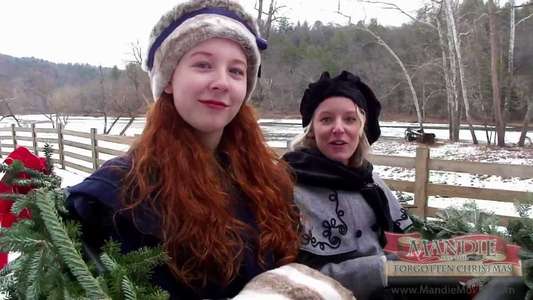 Mandie and the Forgotten Christmas - Backdrop