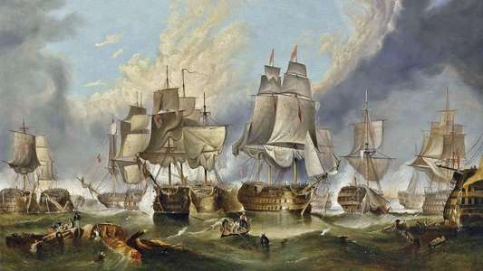 The Battle of Trafalgar - Backdrop