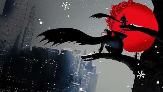 Merry Little Batman - Backdrop