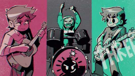 Scott Pilgrim Takes Off - Backdrops
