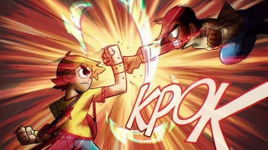 Scott Pilgrim Takes Off - Backdrops