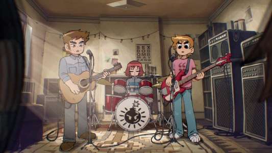 Scott Pilgrim Takes Off - Backdrops
