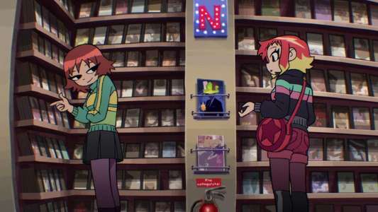 Scott Pilgrim Takes Off - Backdrops