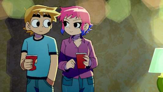Scott Pilgrim Takes Off - Backdrops
