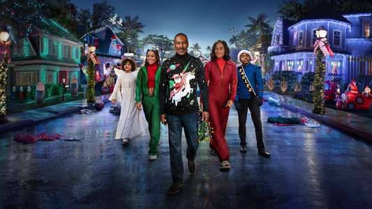 Candy Cane Lane - Backdrop