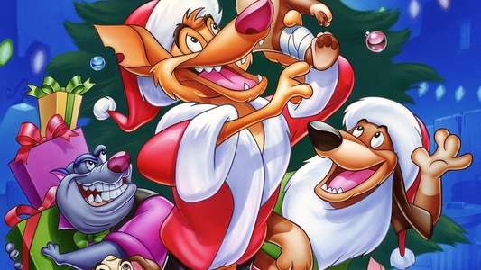 An All Dogs Christmas Carol - Backdrop