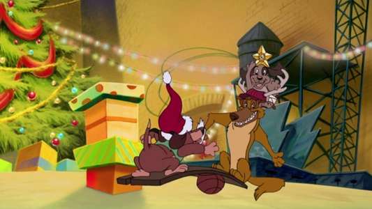 An All Dogs Christmas Carol - Backdrop