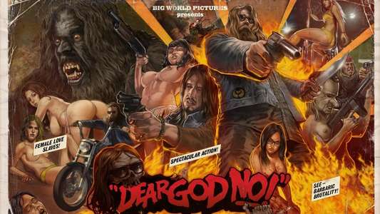 Dear God No! - Backdrop