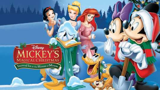 Mickey's Magical Christmas: Snowed in at the House of Mouse - Backdrop