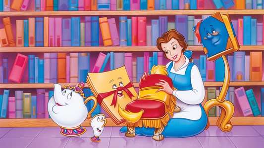 Belle's Magical World - Backdrop