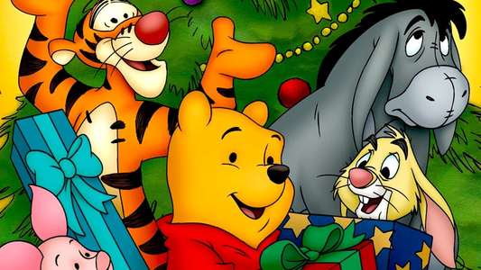 Winnie the Pooh: A Very Merry Pooh Year - Backdrops