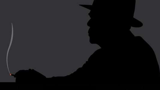 The Man Who Wasn't There - Backdrop