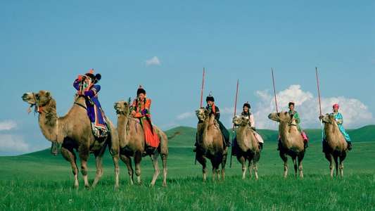 Johanna d'Arc of Mongolia - Backdrop