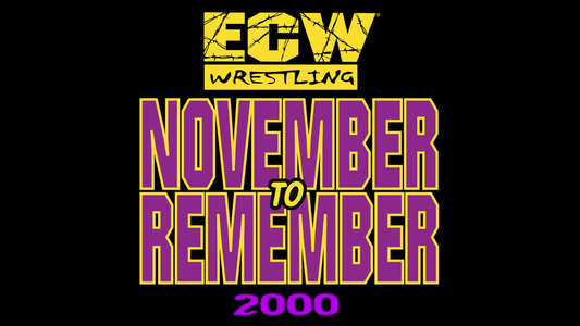 ECW November to Remember 2000 - Backdrop
