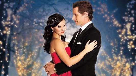 A Christmas Kiss - Backdrop