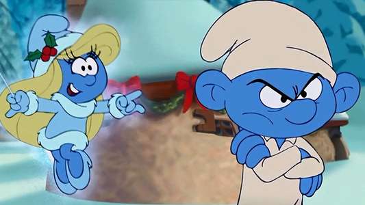 The Smurfs: A Christmas Carol - Backdrop