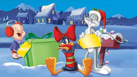 Bah  Humduck!: A Looney Tunes Christmas - Backdrop