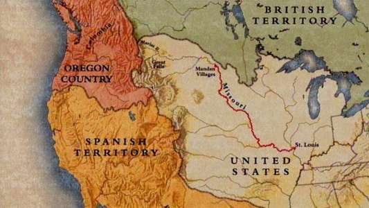 Lewis & Clark - The Journey of the Corps of Discovery - Backdrop