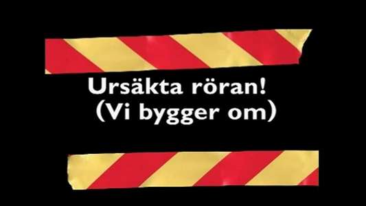 Ursäkta röran (vi bygger om) - Backdrop