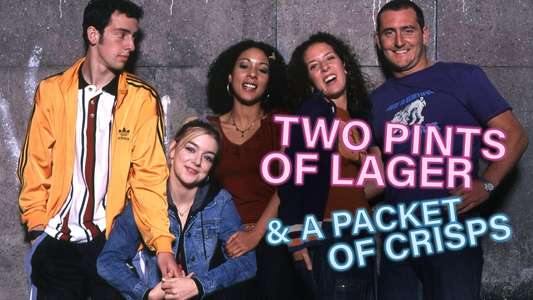 Two Pints of Lager and a Packet of Crisps - Backdrop