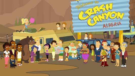 Crash Canyon - Backdrop