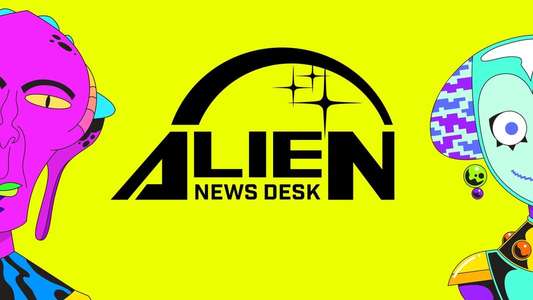 Alien News Desk - Backdrops