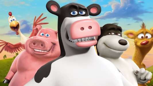 Back at the Barnyard - Backdrop