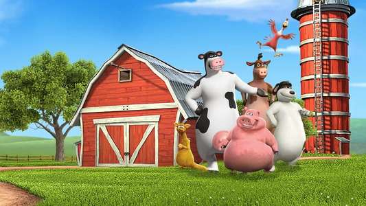 Back at the Barnyard - Backdrop