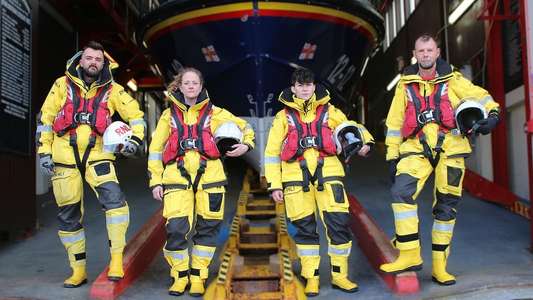 Saving Lives at Sea - Backdrop
