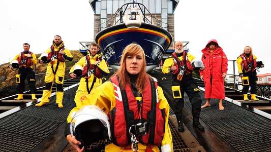Saving Lives at Sea - Backdrop