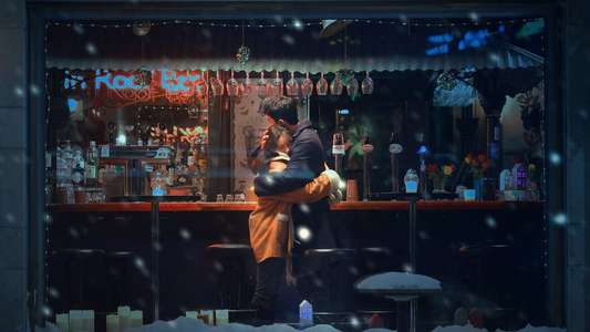 Amidst a Snowstorm of Love - Backdrops