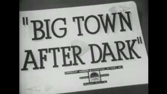 Big Town After Dark - Backdrop