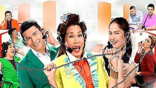 Call Center Girl - Backdrop