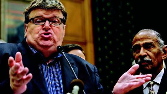 Michael Moore Hates America - Backdrop