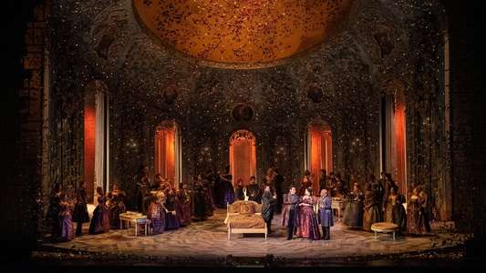 La Traviata - Met Opera Live - Backdrop