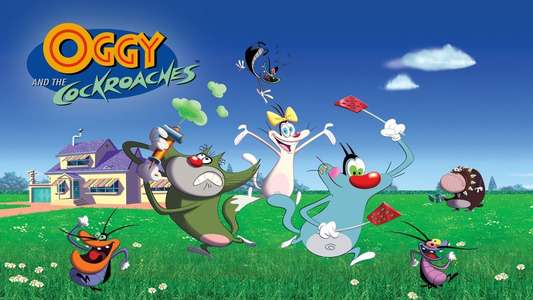 Oggy and the Cockroaches - Backdrop