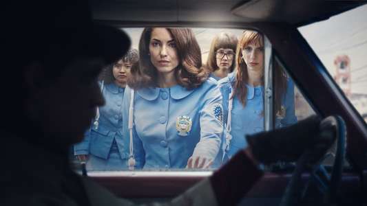 Women in Blue - Backdrops