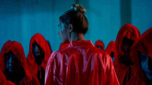 Woman in the Maze - Backdrops