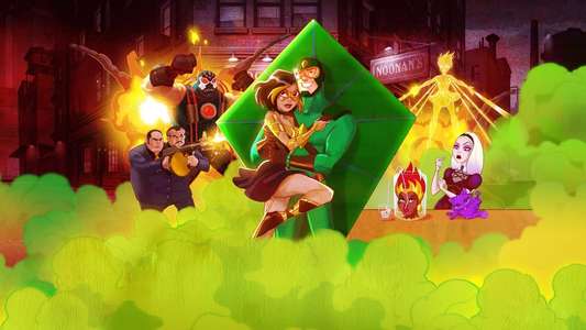 Kite Man: Hell Yeah! - Backdrops