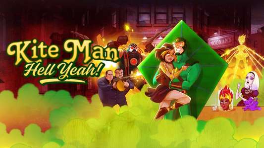 Kite Man: Hell Yeah! - Backdrops