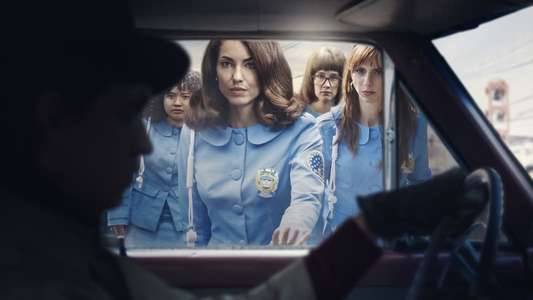 Women in Blue - Backdrops