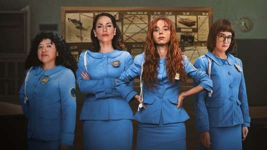 Women in Blue - Backdrops