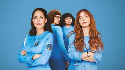 Women in Blue - Backdrops