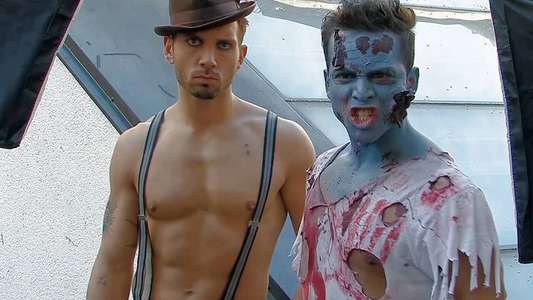 Housewife Alien vs. Gay Zombie - Backdrops