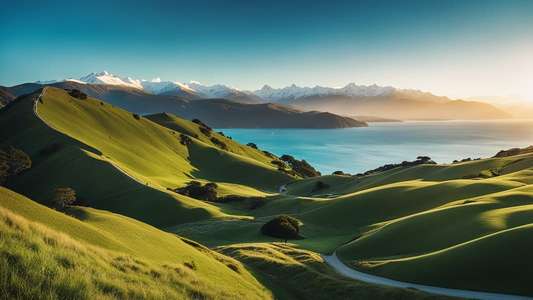 New Zealand: Earth's Mythical Islands - Backdrops